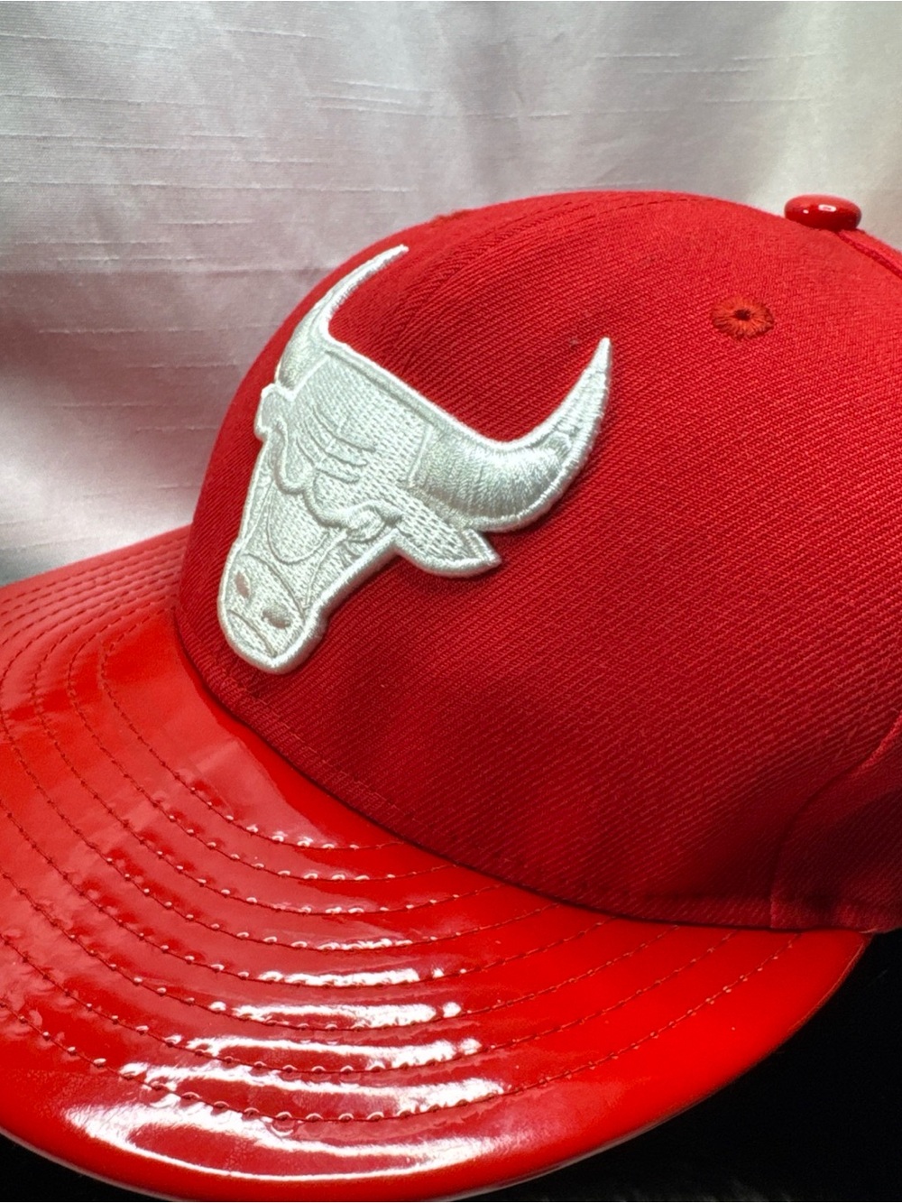 New Era Red and Black 9FIFTY Snapback Hat - Picture 14 of 14